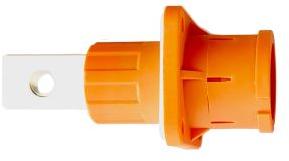 ADAM TECH-ESF-250A02-AAO040 Steckverbinder Energy Storage Connector Female Faston Blade Terminal Straight Orange Body