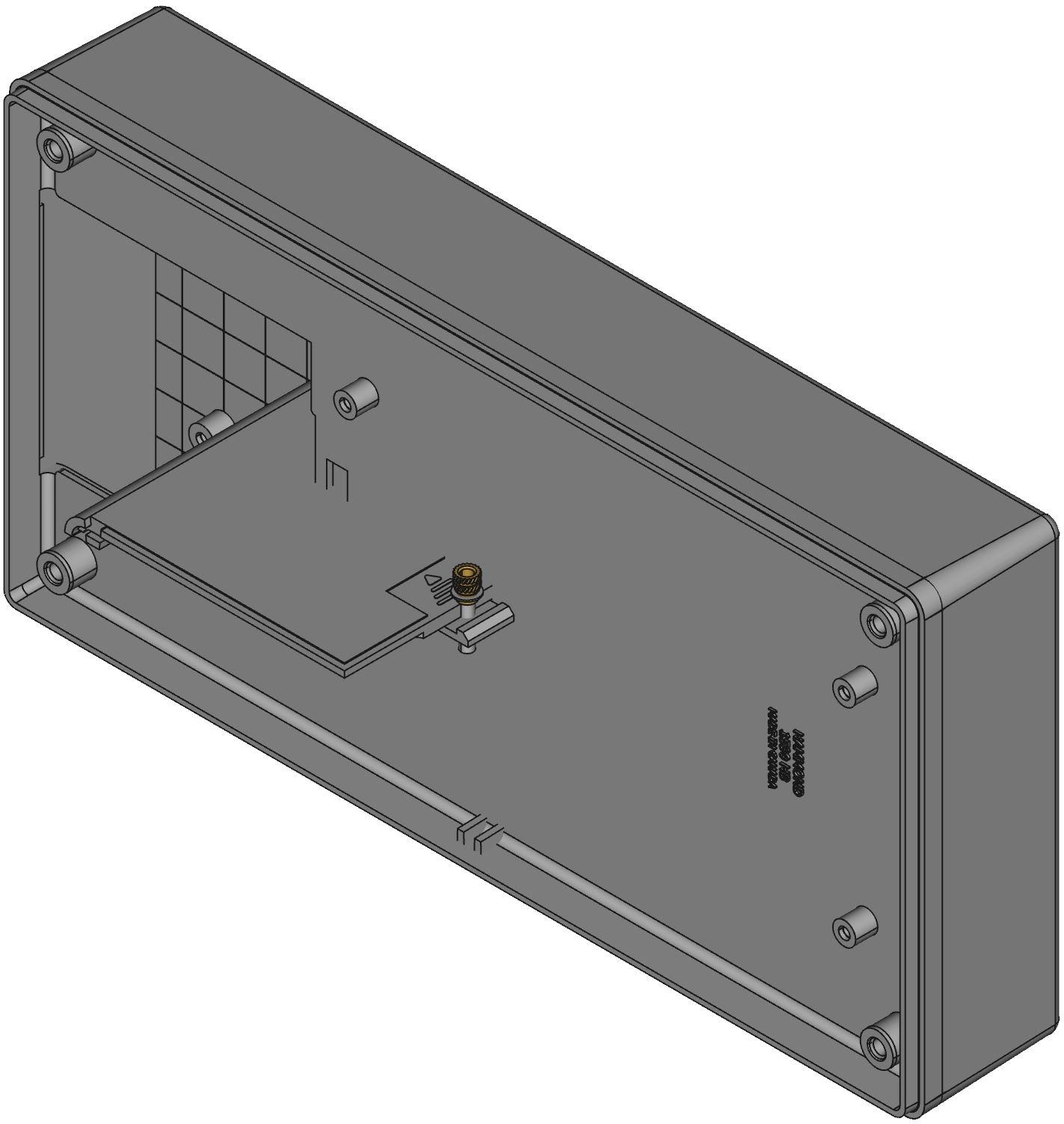 Hammond Manufacturing-1599HBKBAT Black Acrylonitrile Butadiene Styrene Wall Mount Hand Held Enclosure