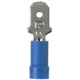 Panduit-EDV14-250M-L Steckverbinderanschlüsse Disconnect Terminal 14-16AWG Copper Blue M 24.3mm Nickel Loose
