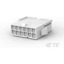 TE Connectivity-1-1586018-2 Einzeladersteckverbinder, Gehäuse Conn Housing PL 12 POS 4.2mm Crimp ST Panel Mount Natural Bag