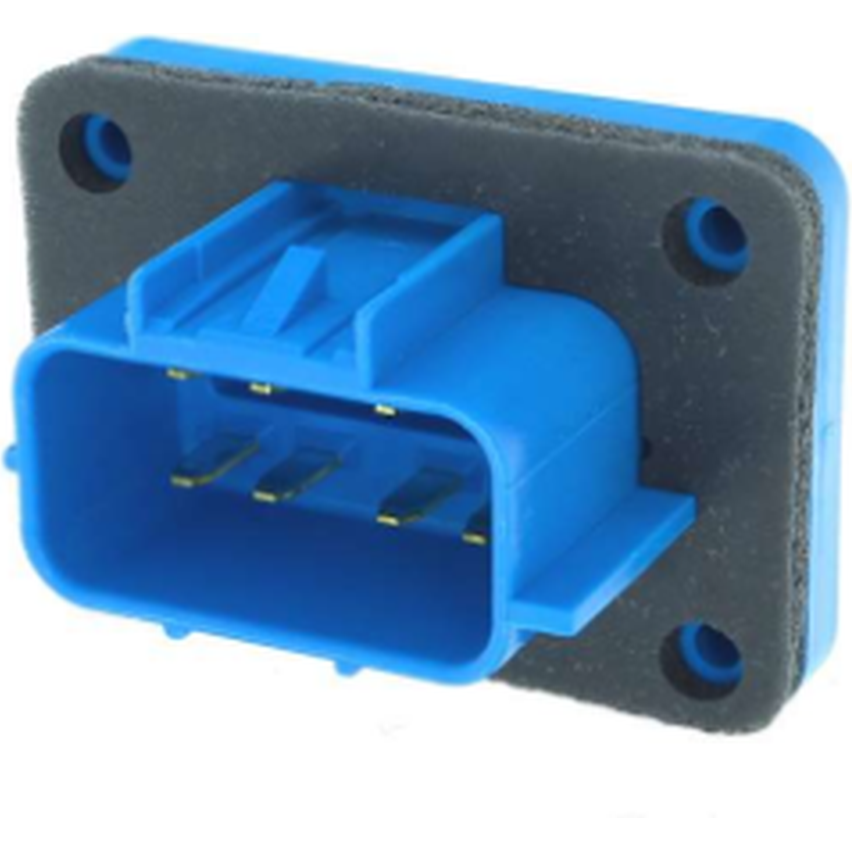 Delphi-15374211 Gaine de câblage de raccordement discret Conn Housing M 8 POS Crimp Cable Mount Blue