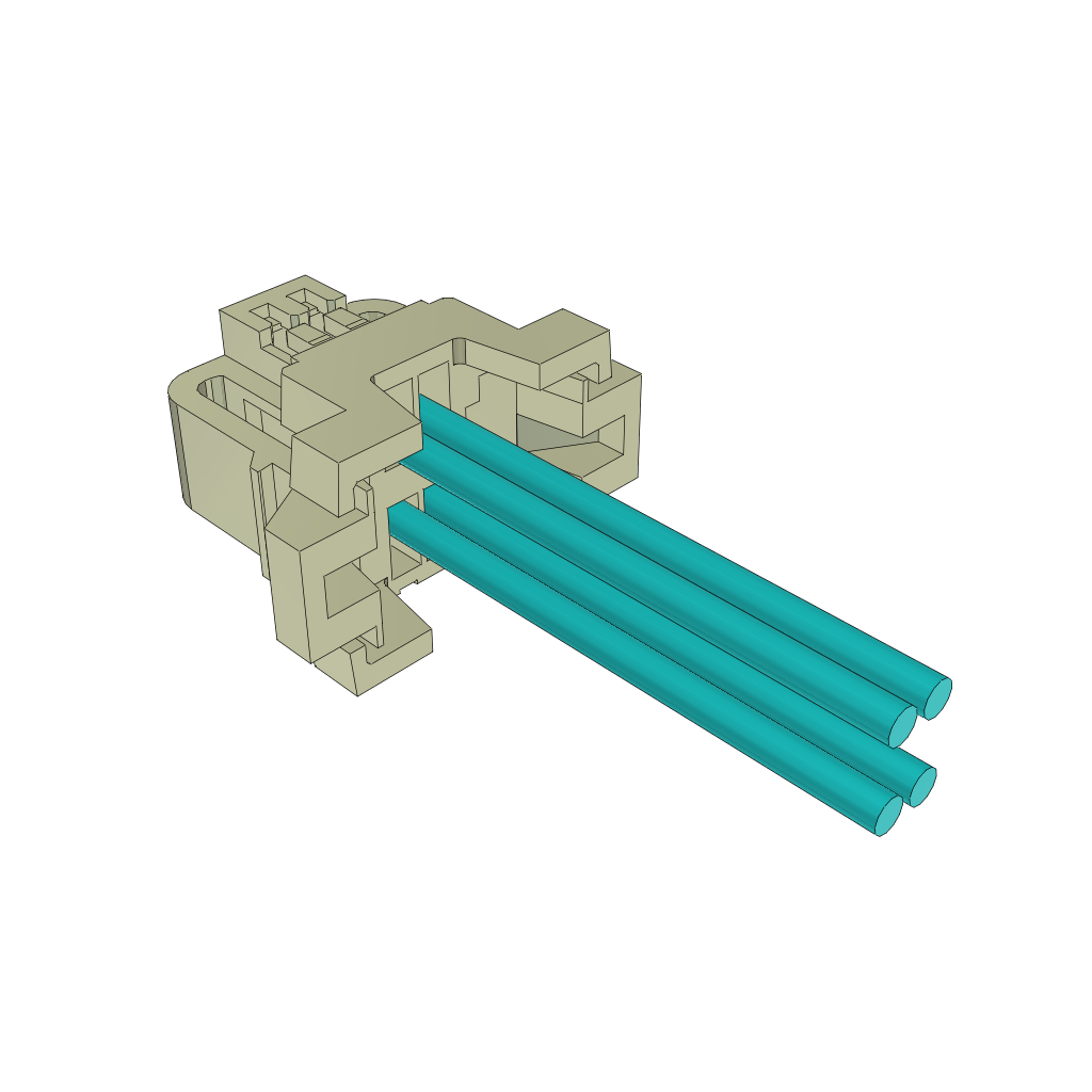 Samtec-S1SDT-02-28-GF-05.00-L Cable Assembly Other Cable Assembly Discrete Wire 0.127m 28AWG Wire to Board to Wire to Board 4 to 4 POS F-F Crimp-Crimp Bag