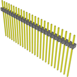 Conn Unshrouded Header HDR 25 POS 2.54mm Solder ST Top Entry Thru-Hole Bulk