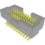 Conn Shrouded Header HDR 23 POS 1mm Solder ST SMD Tube
