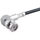 HUBER+SUHNER-16_BNC-50-3-13/133_NE RF-Steckverbinder Conn BNC 0Hz to 4GHz 50Ohm Crimp RA Cable Mount PL Gold Over Nickel Single