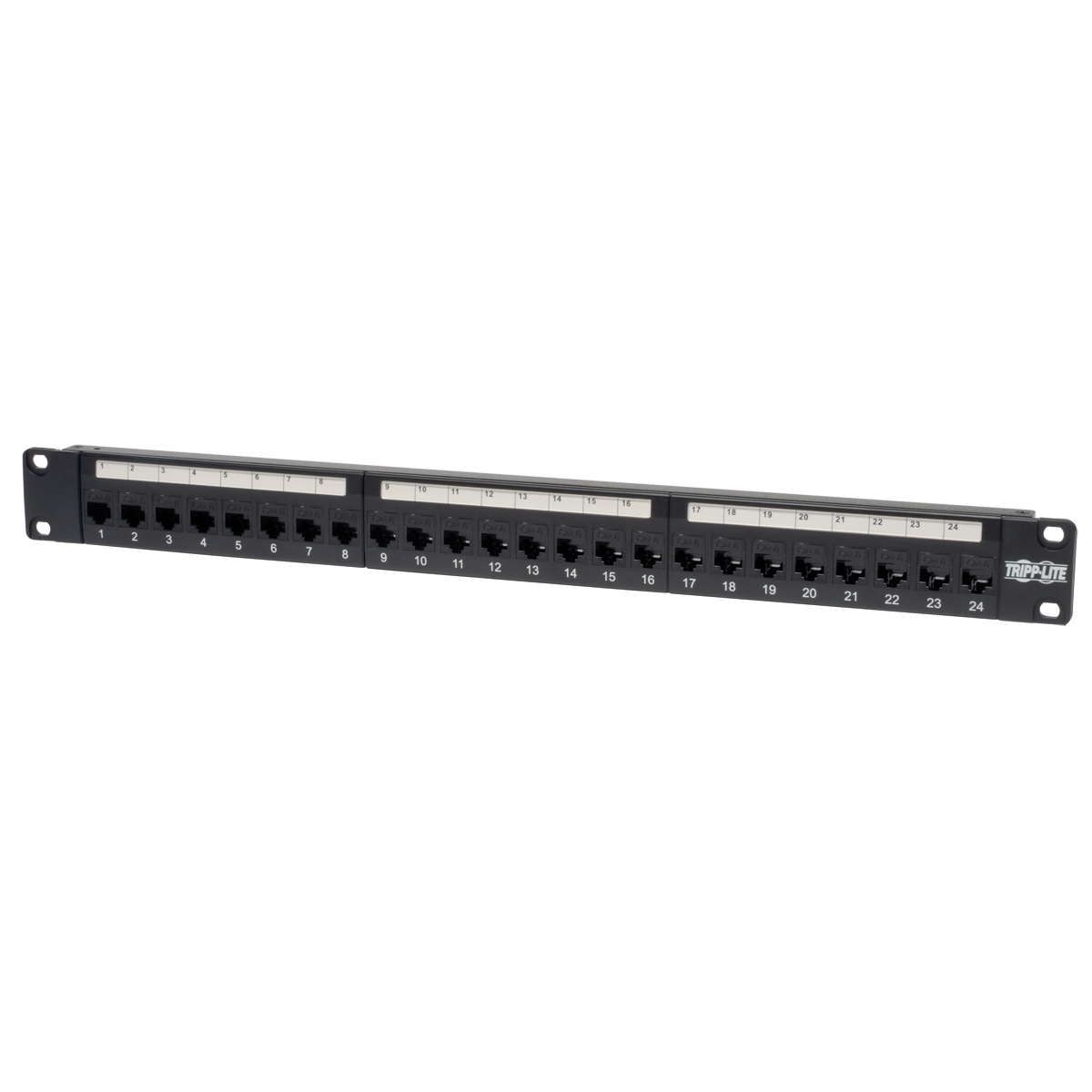Eaton (formerly TrippLite)-N254-024 Steckverbinder, Telefon und Telekommunikation Conn RJ-45 Patch Panel F 192 POS ST Panel Mount 192 Terminal 24 Port Cat 5/Cat 5e