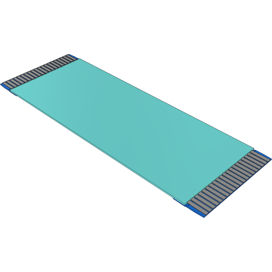 Samtec-FJ-20-D-02.00-4 Flachband Kabelbaugruppen Cable Assembly 0.05m 1mm 20 to 20 POS FFC to FFC Bulk