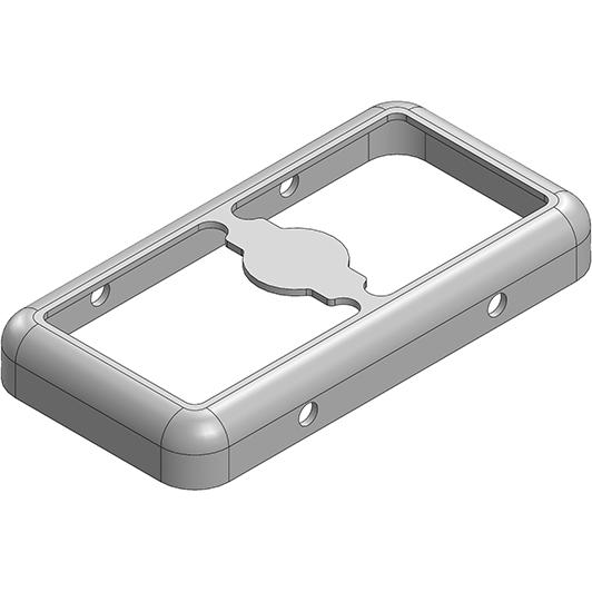 Masach Tech-MS220-30F null 22 x 11.3 x 2.8mm Two-piece Drawn-Seamless RF Shield/EMI Shield FRAME (CRS)