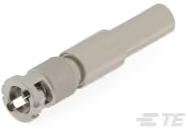 TE Connectivity-2446052-1 Connector RF Conn HD-BNC 0Hz to 12GHz 75Ohm Crimp ST Cable Mount PL Gold Over Nickel Over Copper