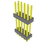 Conn Board Stacker HDR 10 POS 2.54mm Solder ST Top Entry Thru-Hole Bulk