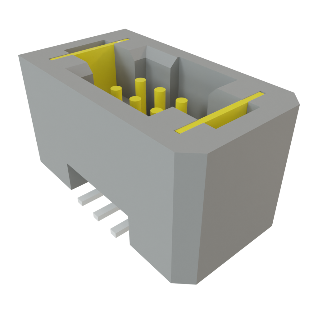 Samtec-TFM-103-02-S-D-WT Steckverbinderleisten und Leiterplattenbuchsen Conn Shrouded Header (4 Sides) HDR 6 POS 1.27mm Solder ST Top Entry SMD TIGER EYE™ Tube