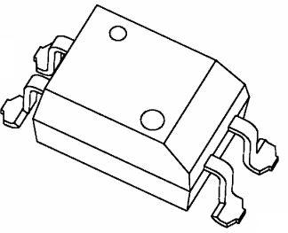 Toshiba-TLP3555A(TP1,F Halbleiterrelais Relay SSR 25mA 1.8V DC-IN 3A 60V AC/DC-OUT 4-Pin PDIP SMD T/R