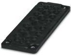PHOENIX CONTACT-1422349 Kabelzubehör Cable Accessories Cable Feed Through Plate Thermoplastic Elastomer Black Galvanized