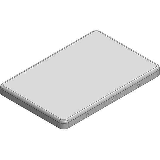 Masach Tech-MS381-10C null 38.7 x 25.9 x 2.7mm Two-piece Drawn-Seamless RF Shield/EMI Shield COVER (CRS)