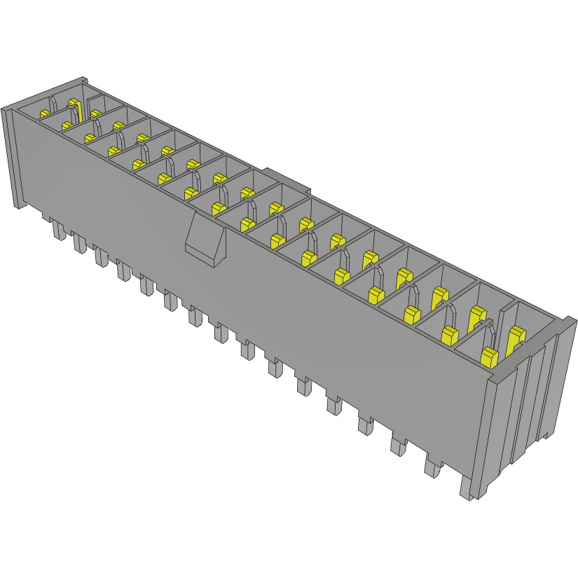 Samtec-IPL1-116-01-L-D-K Steckverbinderleisten und Leiterplattenbuchsen Conn Wire to Board HDR 32 POS 2.54mm Solder ST Top Entry Thru-Hole Mini Mate® Tube
