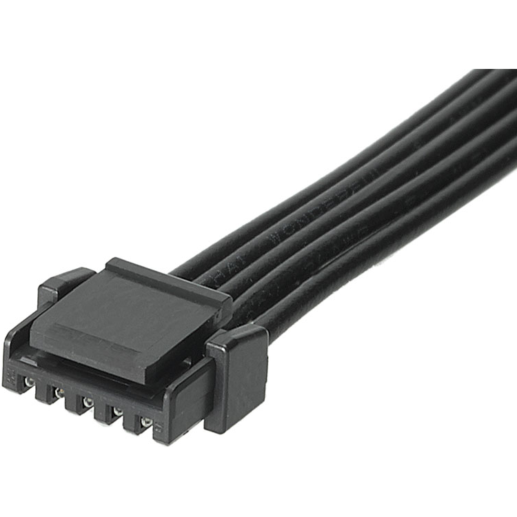 Molex-451110501 Andere Kabelbaugruppen Cable Assembly UL 1061 0.1m 26AWG Wire to Board to Wire to Board 5 to 5 POS F-F Crimp Micro-Lock Plus Bag
