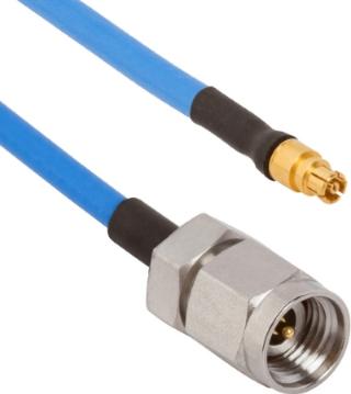 Amphenol-7015-1101 Kabelbaugruppen Koaxial Cable Assembly 0.085 Flexible Cable 0.304m 2.92mm to SMPM F-M Bag