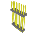 Conn Board Stacker HDR 16 POS 2.54mm Solder ST Top Entry Thru-Hole Bulk