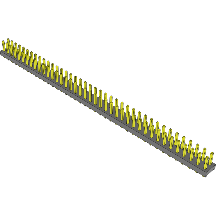Samtec-MTMM-140-02-G-D-150 Steckverbinderleisten und Leiterplattenbuchsen Conn Unshrouded Header HDR 80 POS 2mm Solder ST Top Entry Thru-Hole Bulk