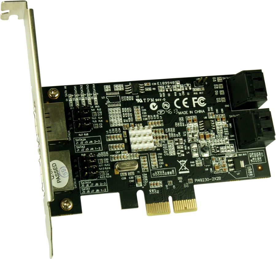 Sunrich Technology (U.S.), Inc-A-540 Sunrich SATA Card Interface Module Moduli di interfaccia SATA 6G 4-Port PCIe Host Adapter