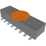 Conn Socket Strip SKT 16 POS 1.27mm Solder ST Top Entry SMD TIGER CLAW™ T/R