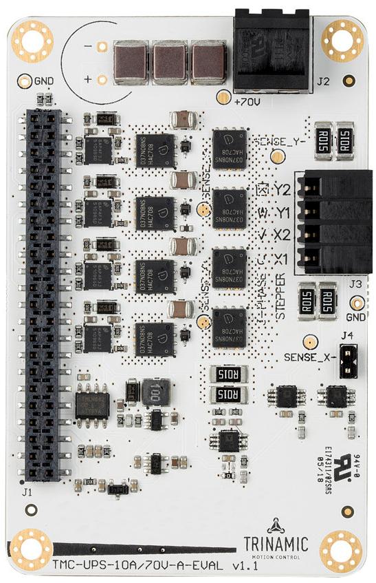 Analog Devices-TMC-UPS-10A70V-A-EVAL Cartes et kits de développement de gestion de la puissance TMC4671 Motion Motor Control Evaluation Board