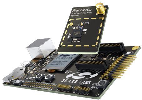 Silicon Labs-SLWSTK6063A Placas y kits de desarrollo del sistema integrado EFR32FG1P133F256GM48 Application Processor and SOC Starter Kit 32KB RAM 256KB Flash