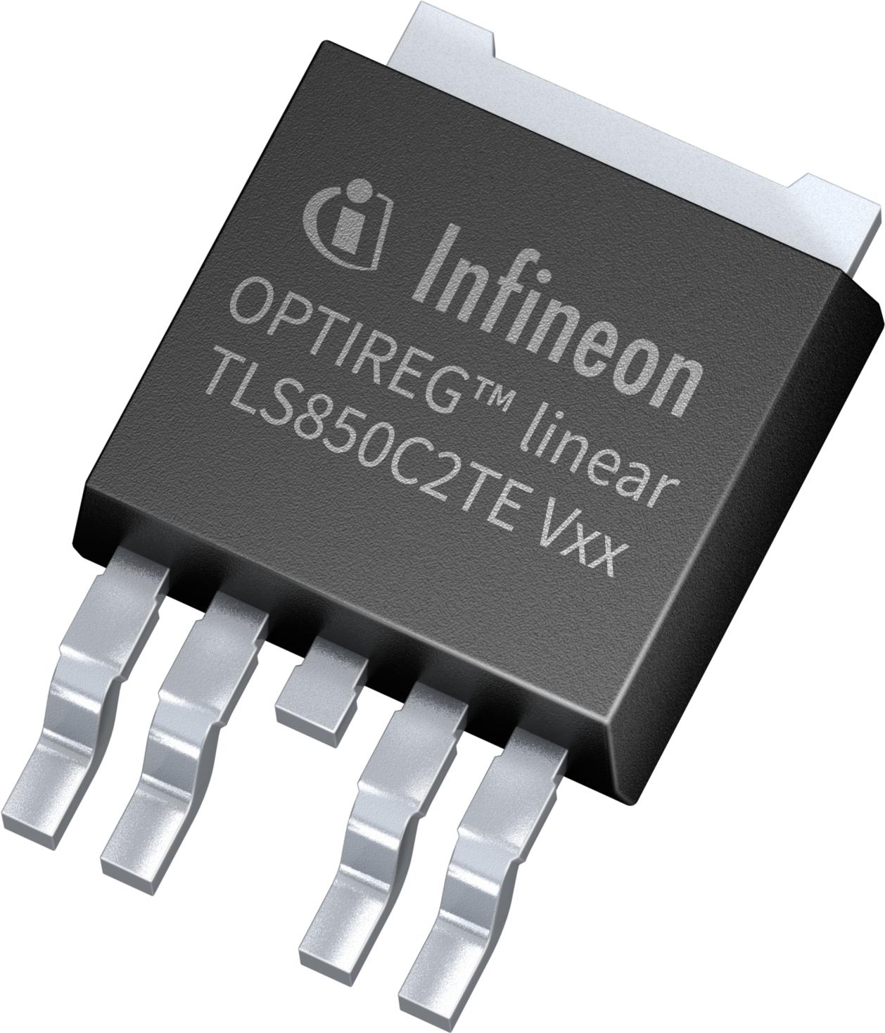 Infineon Technologies AG-TLS850C2TEV33ATMA1 Linear Regulators LDO Regulator Pos 3.3V 0.5A Automotive 5-Pin(4+Tab) TO-252 T/R