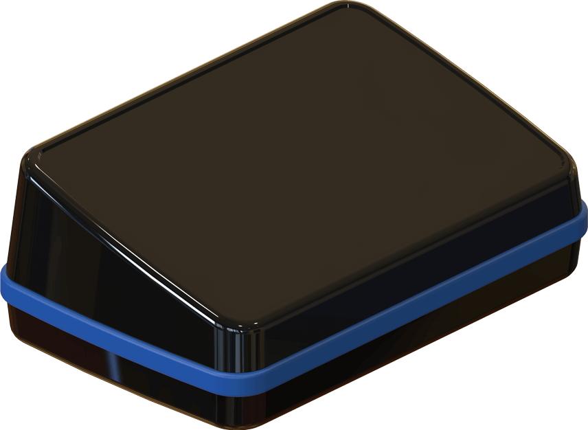 Serpac Electronic Enclosures-CX64SDBKABL Boîtes, boîtiers et supports Black Polycarbonate Sloped Waterproof Pocket Enclosure with Blue Seal <h4><strong>CALIFORNIA PROPOSITION</strong> ⚠️<strong>65 WARNING</strong>⚠️</h4>