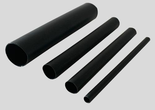 TE Connectivity-NB09304001 Termoretraibili Heat Shrink Tubing ST Irradiated Modified Polyolefin Black Medium