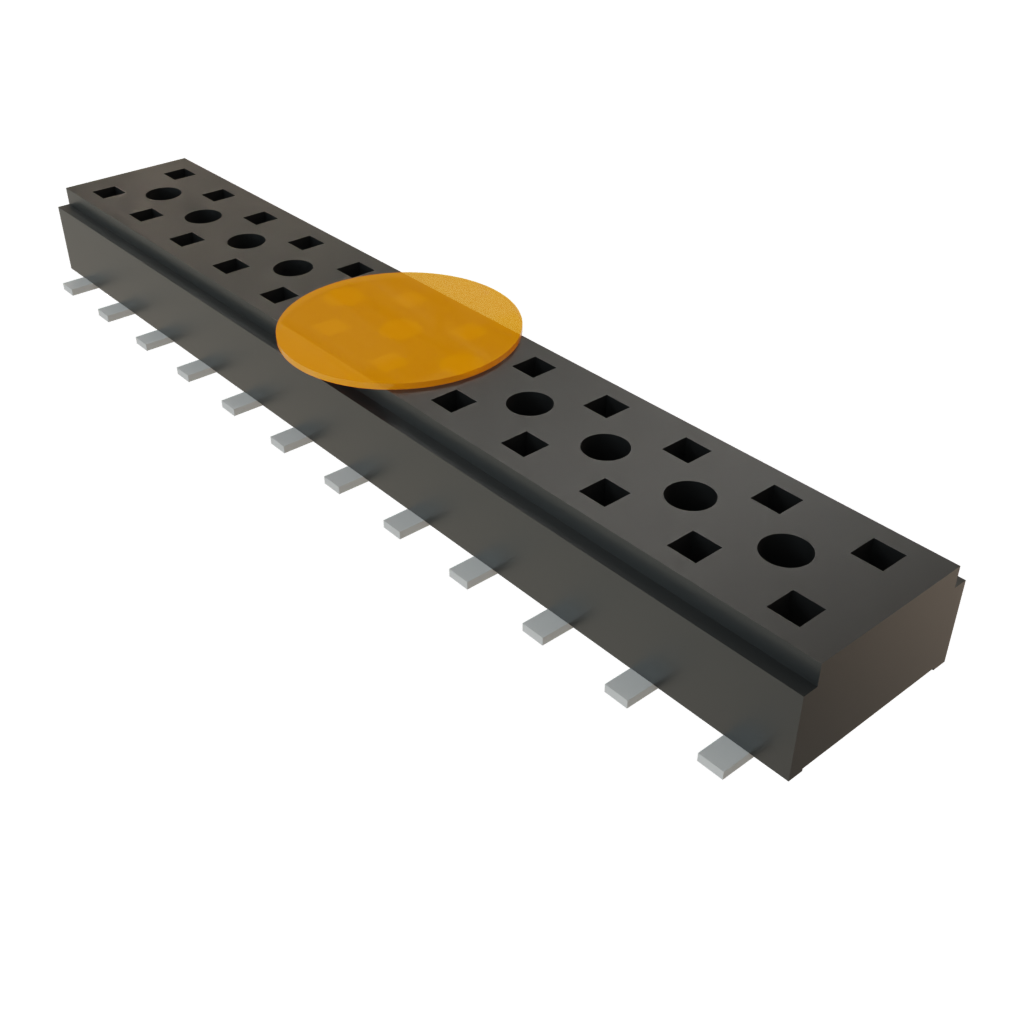Samtec-CLT-112-02-L-D-A-K-TR 连接器插头及 PCB 插座 Conn Socket Strip SKT 24 POS 2mm Solder ST Top Entry SMD TIGER CLAW™ T/R