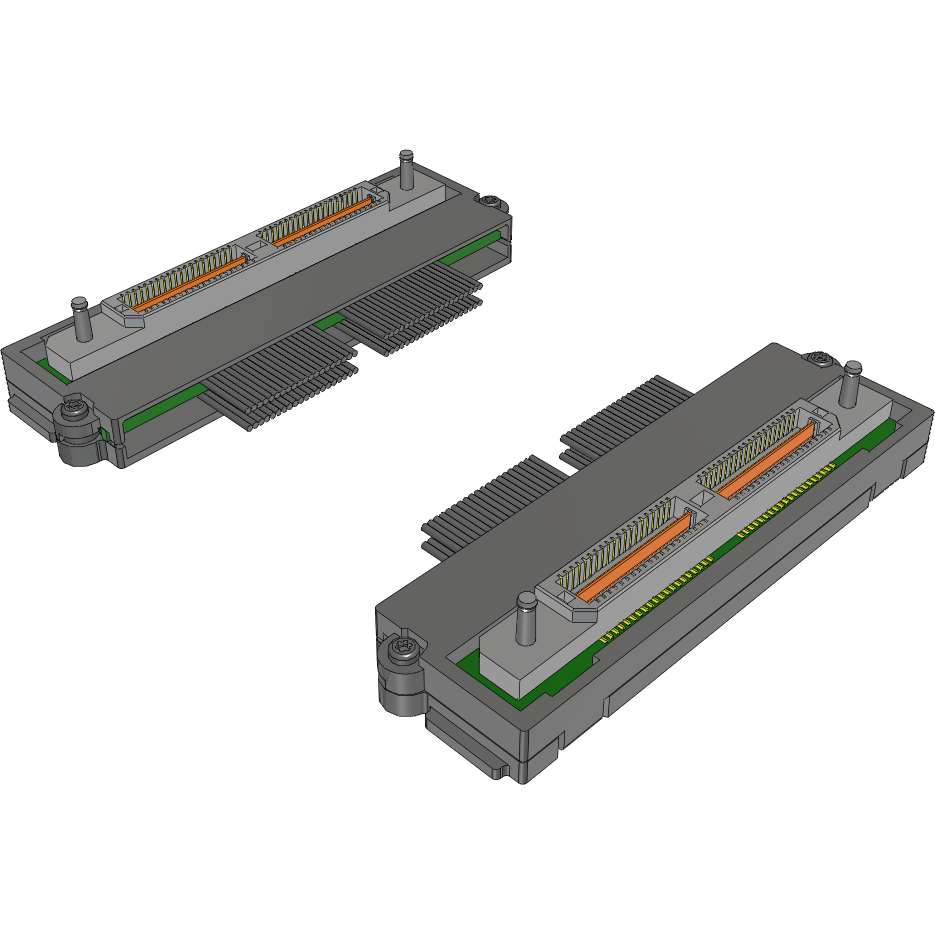 Samtec-EQCD-040-17.70-TTR-TTR-1-D Cable Assembly Coaxial Cable Assembly Coax Micro Ribbon 0.45m 38AWG Micro High Speed Terminal to Micro High Speed Terminal M-M Q STRIP® Bag