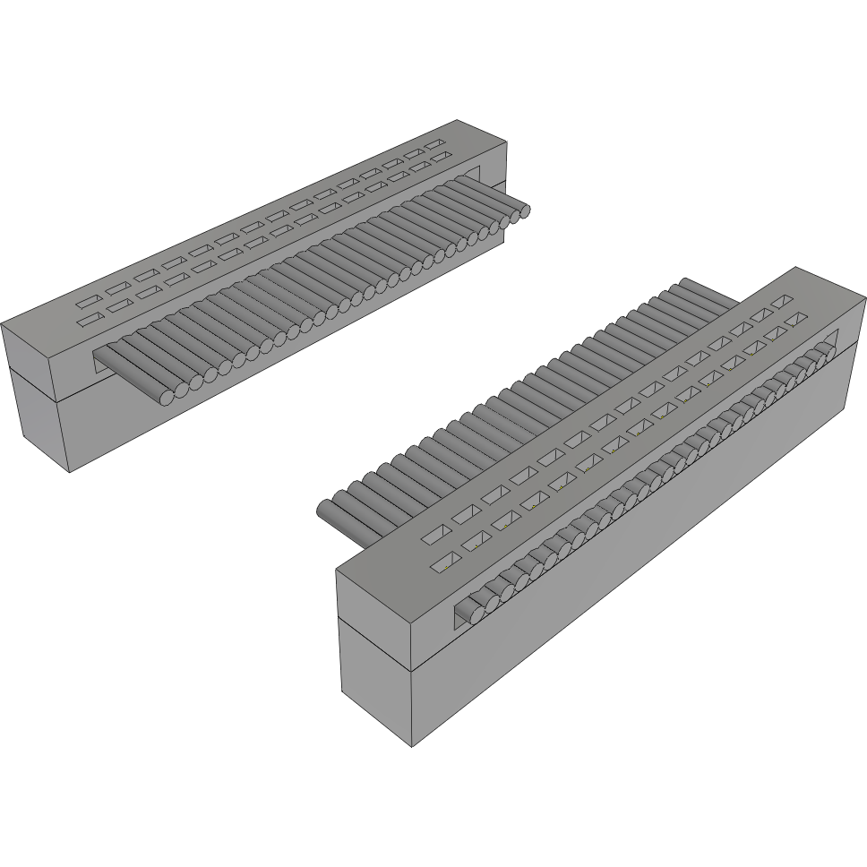 Samtec-FFTP-15-D-08.77-01-F-N Montaje de cables de cinta/plano Cable Assembly 0.222m 30AWG 0.64mm 30 to 30 POS IDC Connector to IDC Connector F-F TIGER EYE™ Layer