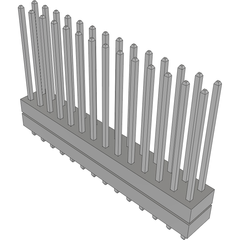 Samtec-TW-14-07-T-D-170-065 Steckverbinderleisten und Leiterplattenbuchsen Conn Board Stacker HDR 28 POS 2mm Solder ST Top Entry Thru-Hole Bulk