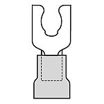 Snap Spade Tongue Terminal 18-22AWG Copper Red 20.57mm Electro Tin InsulKrimp™ T/R