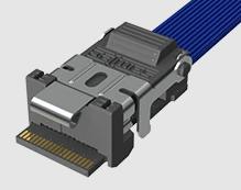 Samtec-ECUE-08-012-T2-FF-B4-1-D1 Kabelbaugruppen Koaxial Low Profile Micro Flyover Assembly, Coaxial Cable