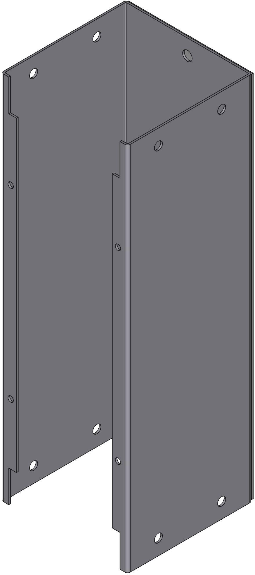Hammond Manufacturing-CWSC412NK Verdrahtungskanäle Wiring Ducts Straight Section Square with Cover Screw Steel Gray