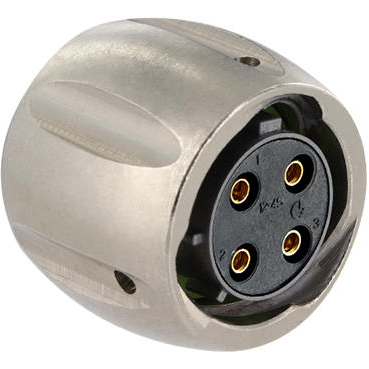 Eaton-UT0X612E4P Steckverbinder, rund Conn Circular PIN 4 POS Solder Cup ST Cable Mount 4 Terminal 1 Port