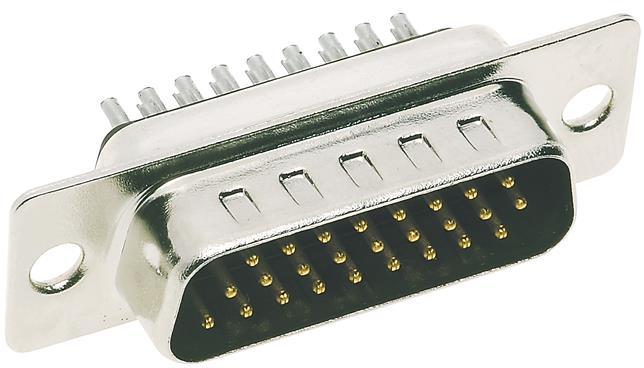 HARTING Technology Group-09565005615050 Connector D-Subminiature Conn D-Sub M 78 POS 1.21mm Solder Cup ST Panel Mount 78 Terminal 1 Port