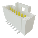 Conn Shrouded Header (4 Sides) HDR 7 POS 1mm Solder ST Top Entry SMD Micro Mate™ T/R