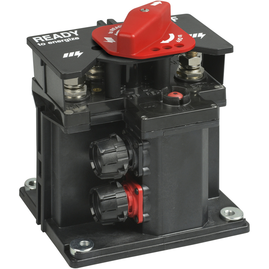 Littelfuse-08076163 Conmutador, Otro Battery Disconnect Switches, 300A, DPST, IP67-69K, M10 Studs