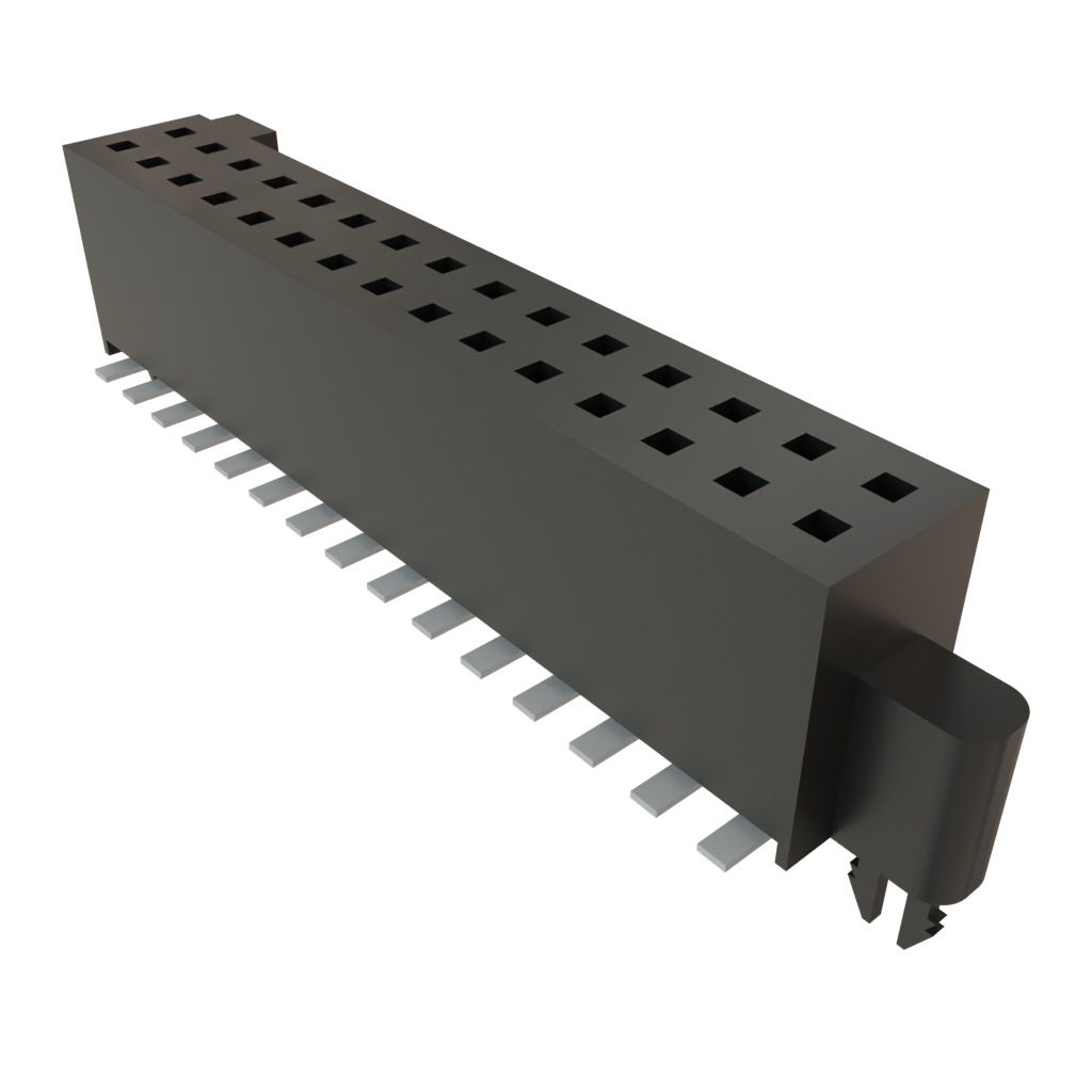 Samtec-SFM-115-02-S-D-LC Steckverbinderleisten und Leiterplattenbuchsen Conn Socket Strip SKT 30 POS 1.27mm Solder ST Top Entry SMD TIGER EYE™ Tube