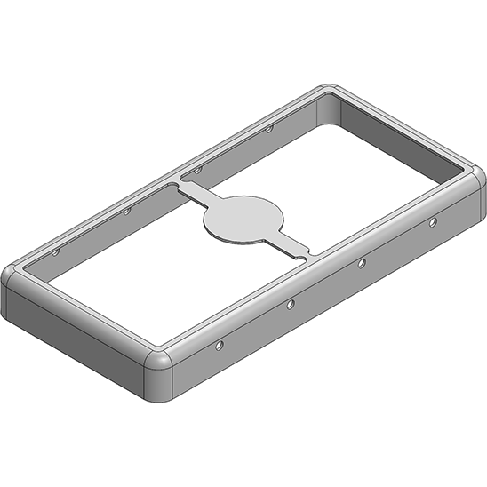 Masach Tech-MS473-10F null 47.3 x 23.3 x 5.3mm Two-piece Drawn-Seamless RF Shield/EMI Shield FRAME (CRS)