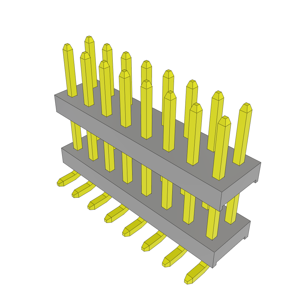 Samtec-TW-08-03-F-D-342-SM Piastre connettori e prese PCB Conn Board Stacker HDR 16 POS 2mm Solder ST Top Entry SMD Tube