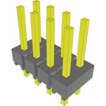 Conn Unshrouded Header HDR 8 POS 2.54mm Solder ST Top Entry Thru-Hole Bulk