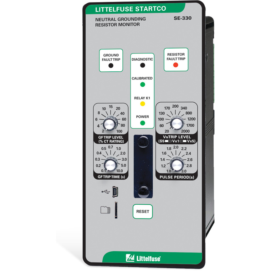 Littelfuse-SE-330-27-01 Relevadores Otros Electromechanical Relay 48VDC SPST-NO/SPST-NC/DPDT(98x132x213)mm Panel Protection Relay