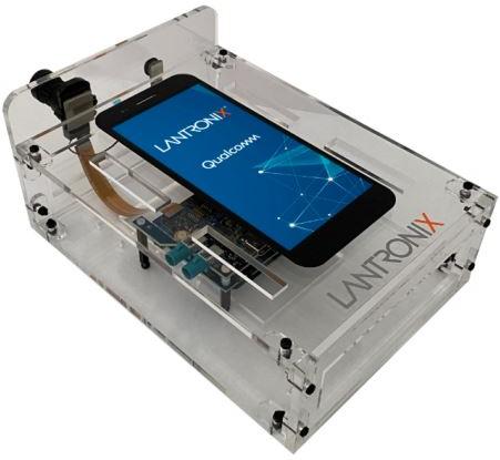 Lantronix-LOQ-2210-EVK Eingebettete Systementwicklungsboards und -kits OPEN-Q 2210RB System on Module - SOM Evaluation Kit Demo BSP