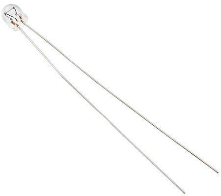 VCC (Visual Communications Company, LLC)-7132 Lamps T-1 Wire Terminal Clear Incandescent Lamp C-2R 25000 Hours