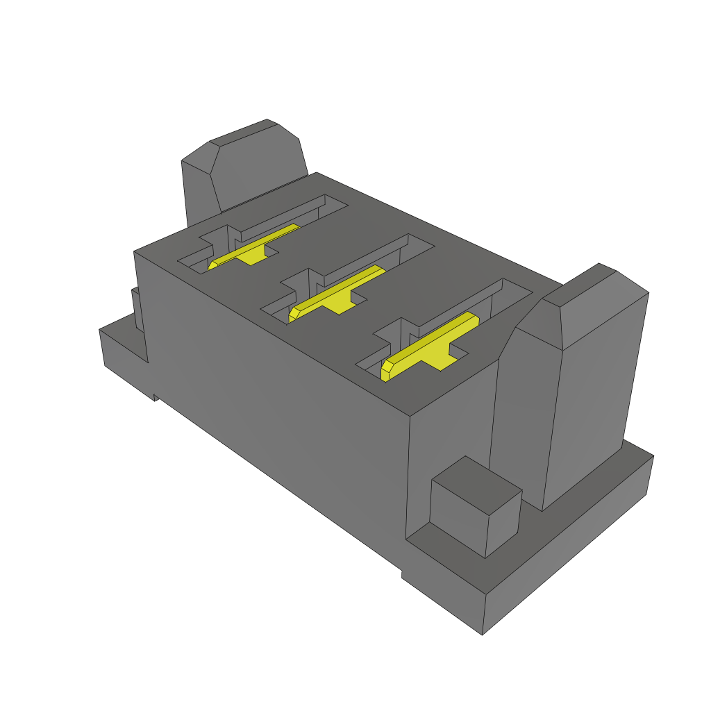 Samtec-MPS-03-7.70-01-T-V Piastre connettori e prese PCB Conn Socket Strip SKT 3Power POS 5mm Solder ST Top Entry Thru-Hole Tray