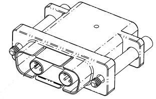TE Connectivity-2293403-2 Connettore D-subminiatura Conn D-Sub PIN 8 POS ST Cable Mount 8 Terminal 1 Port